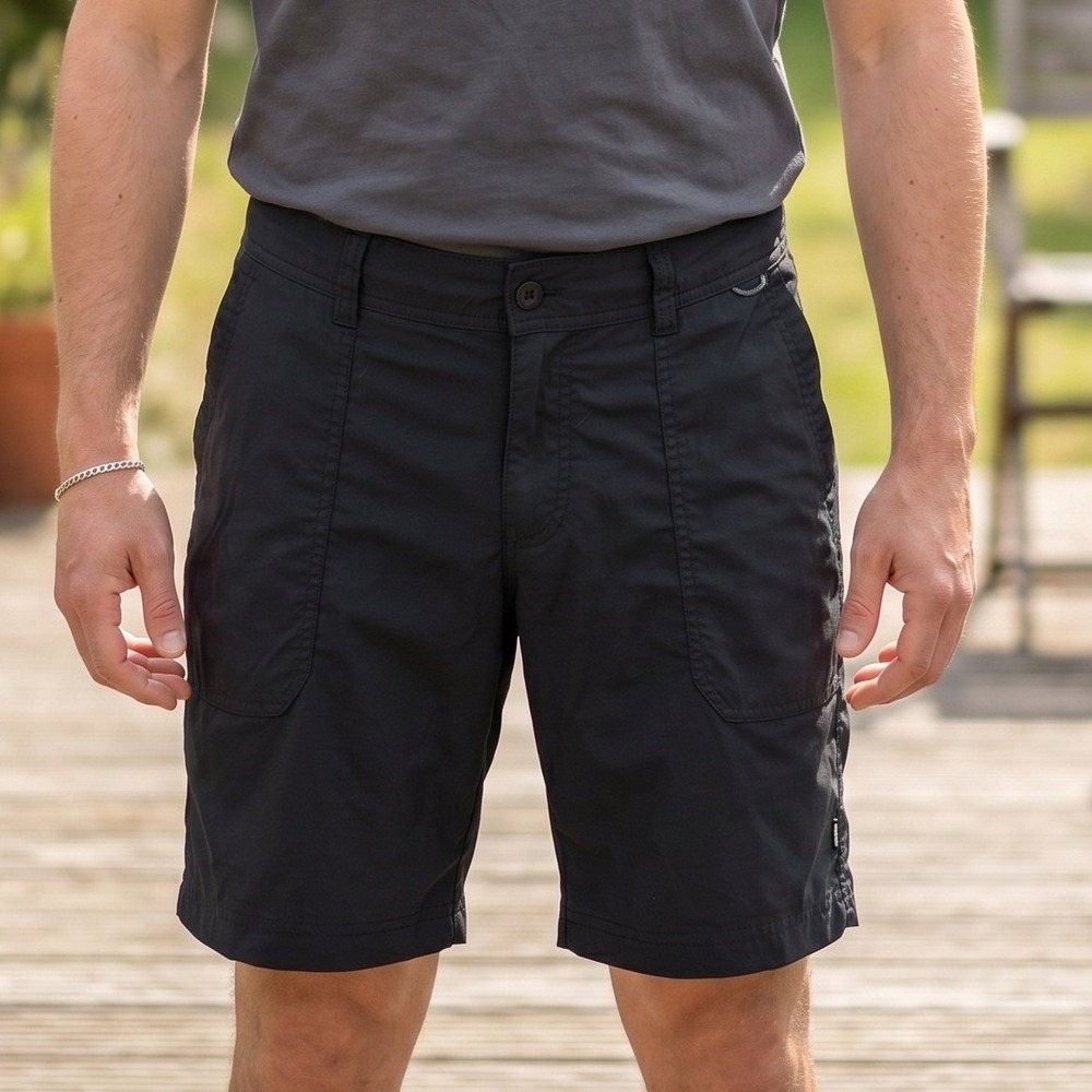 REI Co-op Mens Black‎ Hiking Cargo Shorts Lightweight Quick Dry Outdoor Trail
